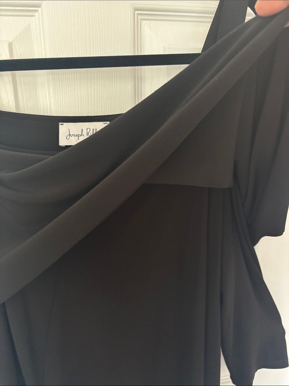 Joseph Ribkoff Cold-Shoulder Top - Picture 5 of 10
